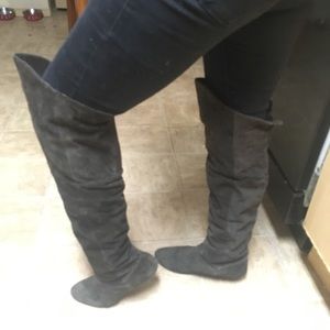 Knee High Dark Brown Boots